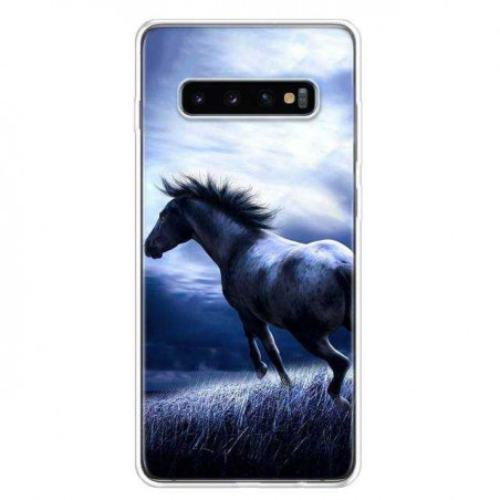 High quality soft silicone TPU cover for Samsung Galaxy S20 Plus Blue Horse
