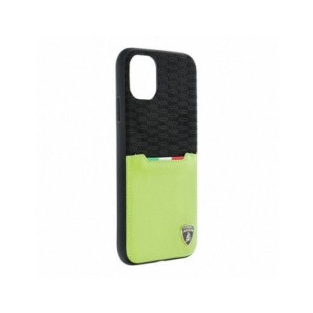 Originálny zadný kryt for Apple iPhone 11 Pro Lamborghini cover TPU Green