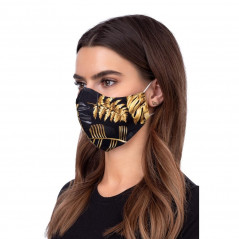 Face mask - golden jungle Gold