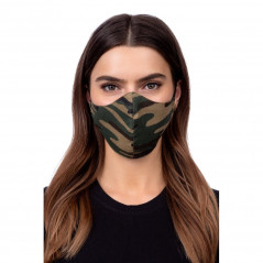 Face mask - green camo Multicolour