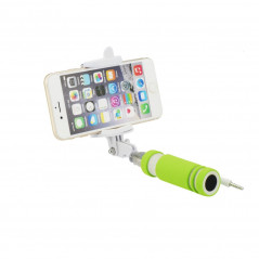 Blun Mini Selfie stick with cable (3,5 Jack) Green