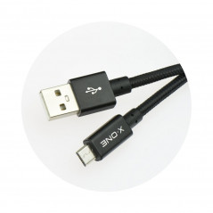 USB data X-ONE - micro USB Black