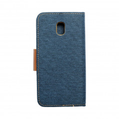 Canvas Book for Samsung Galaxy A42 5G Wallet case Blue