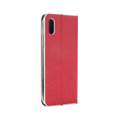 Luna Book Silver for Samsung Galaxy A42 5G FORCELL Wallet case Red