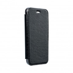 ELECTRO BOOK for Samsung Galaxy A72 5G FORCELL Case of 100% natural leather Black
