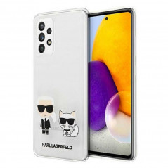 Original case for Samsung Galaxy A72 5G KARL LAGERFELD cover TPU Transparent
