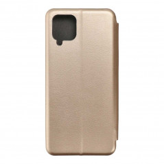 Book Elegance for Samsung Galaxy M12 Wallet case Gold