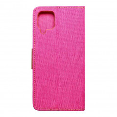 Canvas Book for Samsung Galaxy A22 LTE Wallet case Pink