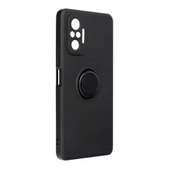 SILICONE RING for XIAOMI Redmi Note 10 Pro FORCELL Plastic back phone cover Black