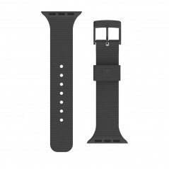 Dot [U] - silicone strap for Apple Watch (38 mm) UAG Urban Armor Gear Silicone phone case Black